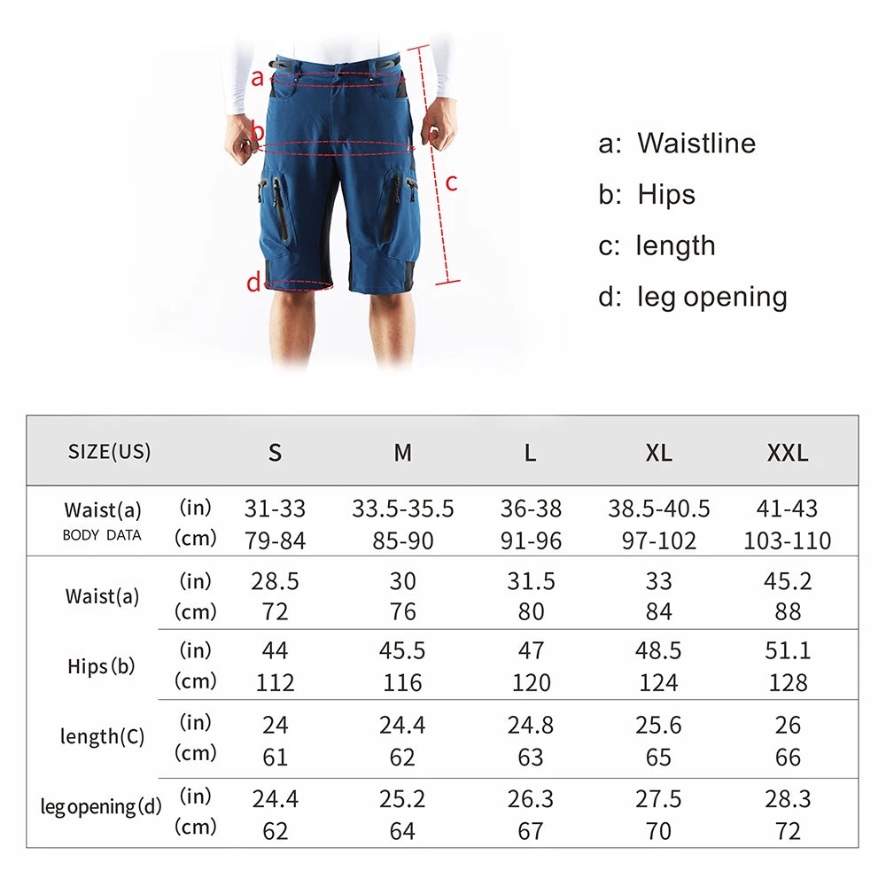 Mountain Bike Water Resistant Shorts