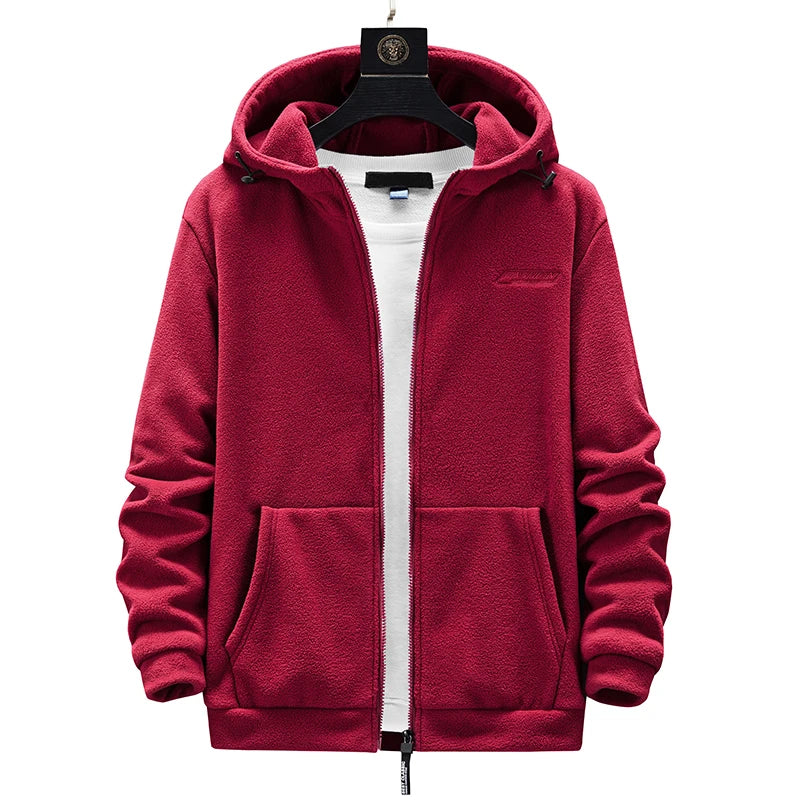Men's Fleece Hooded Jacket