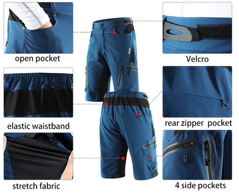 Mountain Bike Water Resistant Shorts