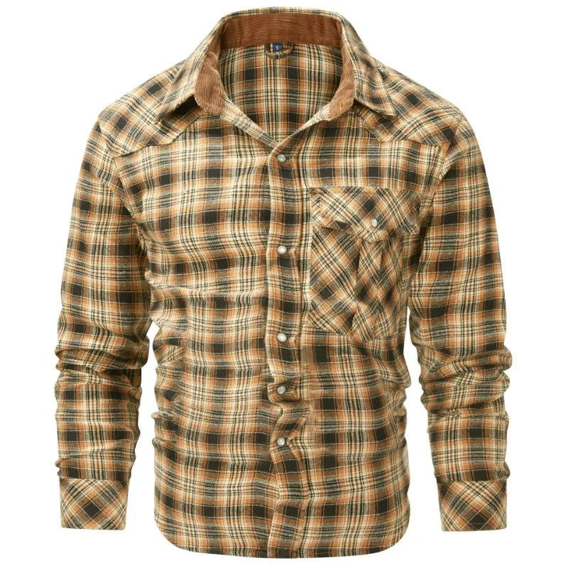 Men's Plaid Flannel Shirt