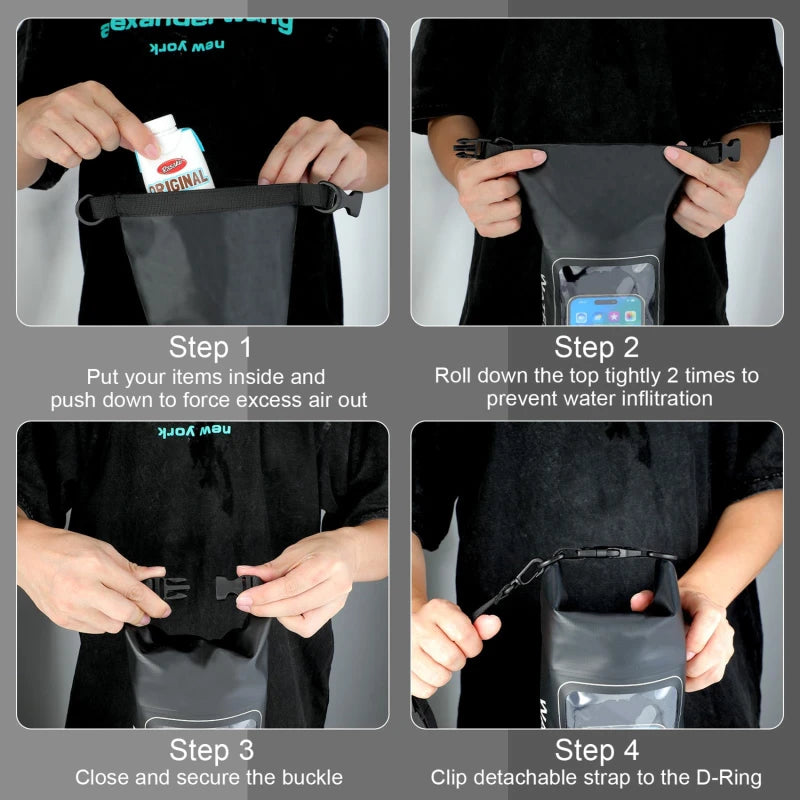 Waterproof Touch Screen Bag For Trekking, Kayaking