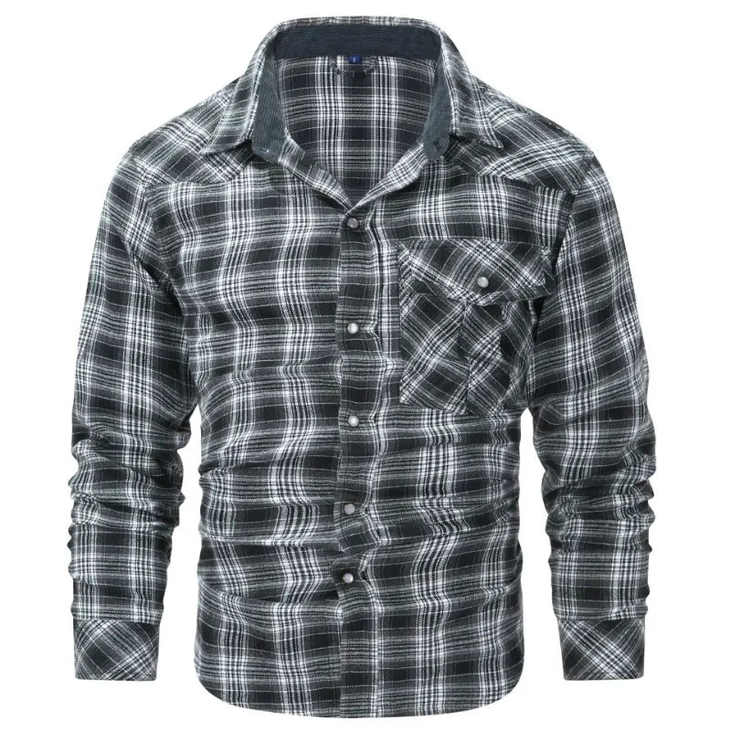 Men's Plaid Flannel Shirt