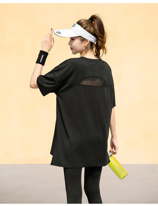 Breezy Loose Mesh Tee