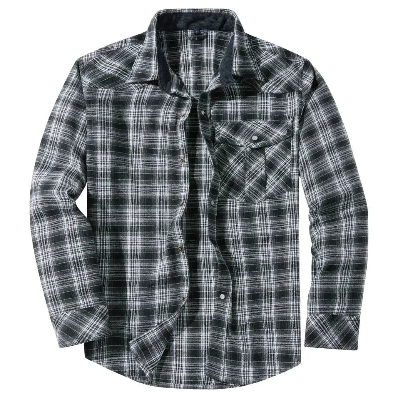 Men's Plaid Flannel Shirt