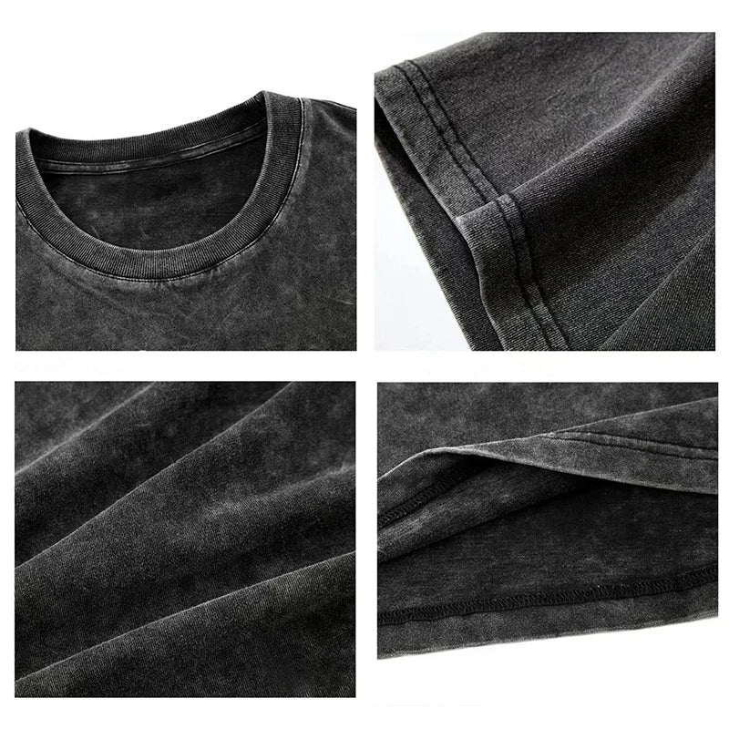 Vintage Oversized T-Shirts - Casual Cotton