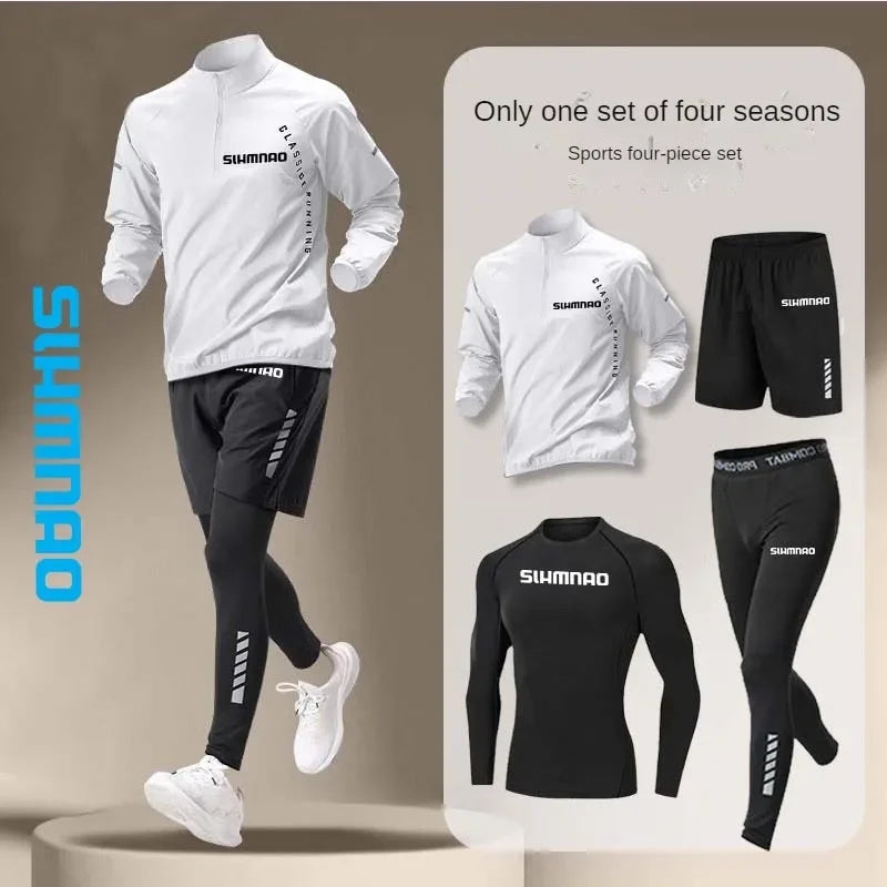 Ice-silk thin quick dry four-piece set