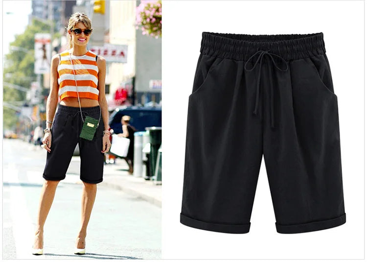 High Waist Casual Shorts