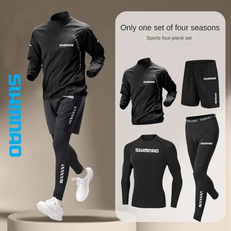 Ice-silk thin quick dry four-piece set