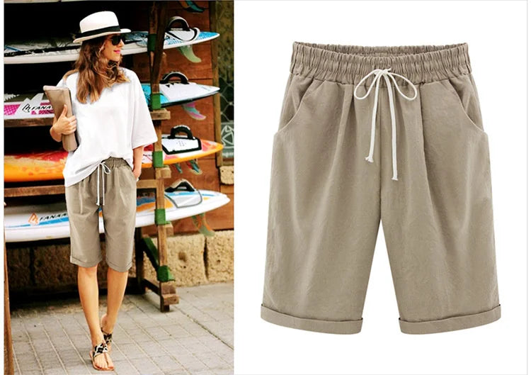 High Waist Casual Shorts