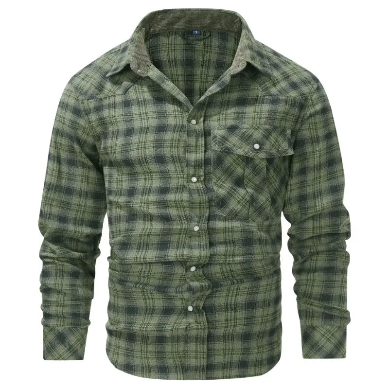 Men's Plaid Flannel Shirt