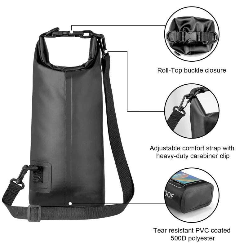 Waterproof Touch Screen Bag For Trekking, Kayaking