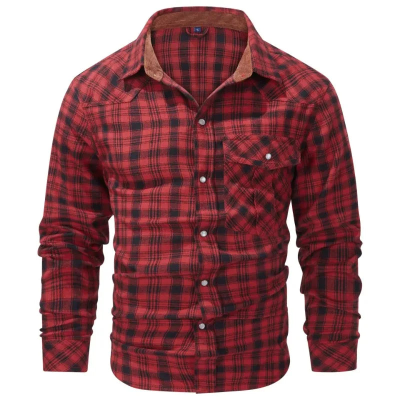 Men's Plaid Flannel Shirt