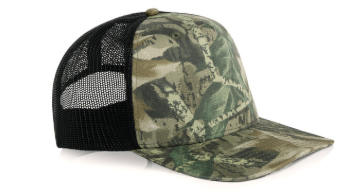 Mesh Contrast Camo Trucker