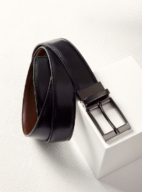 LEATHER MENS REVERSIBLE BELT
