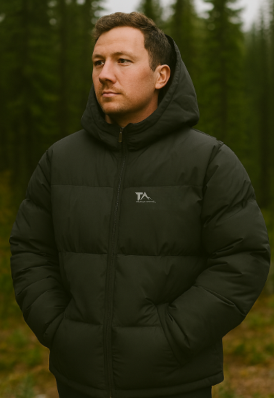 ALPINE - UNISEX HOODED PUFFER