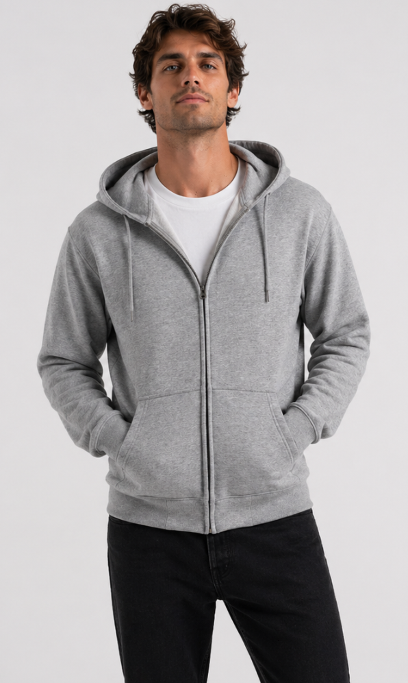 ESSENTIAL ZIP HOODIE