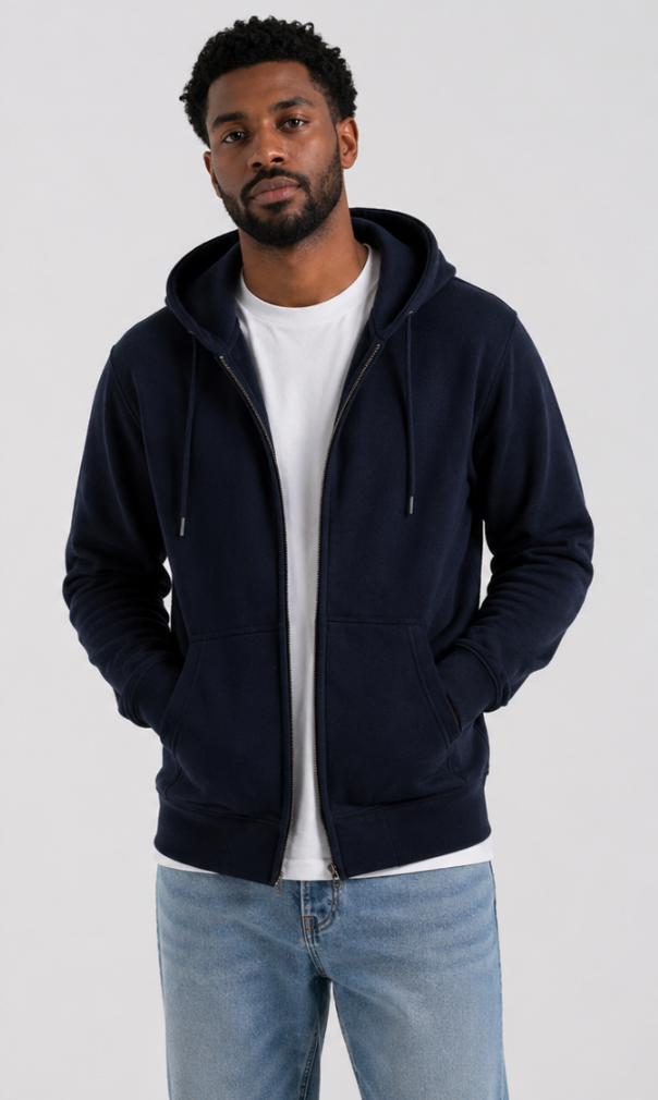 ESSENTIAL ZIP HOODIE