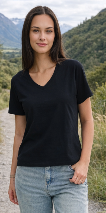 AUTHENTIC V-NECK TEE