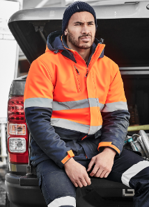 SYZMIK Unisex Hi Vis Antarctic Softshell Jacket