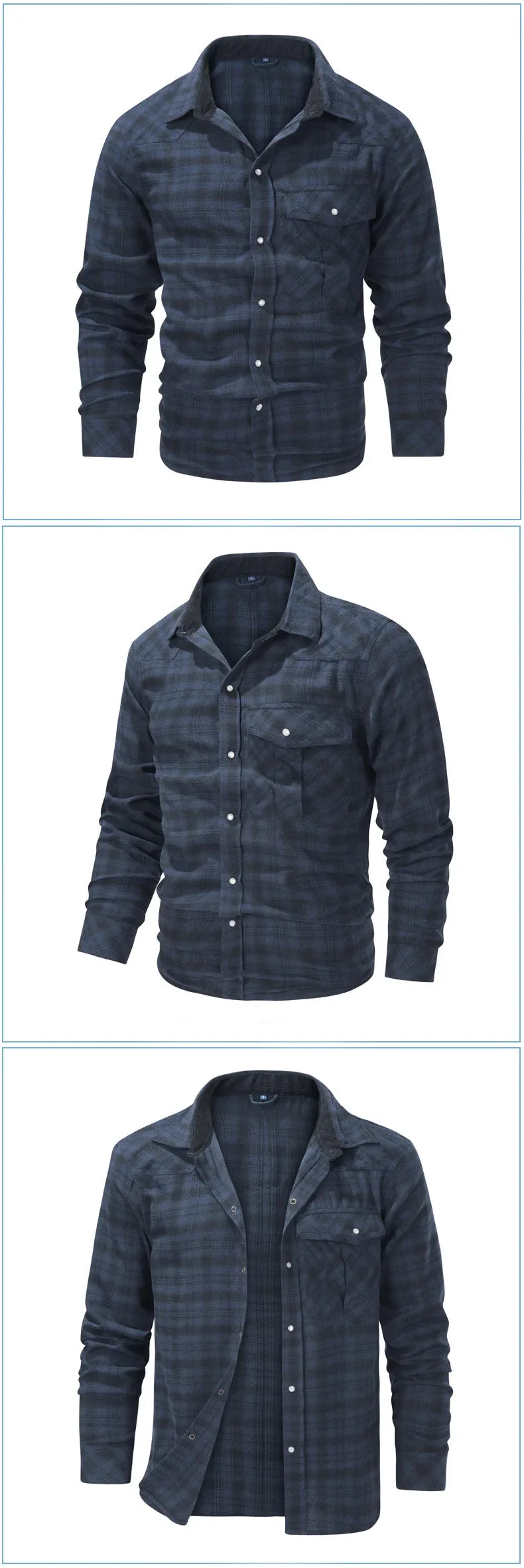 Men's Plaid Flannel Shirt