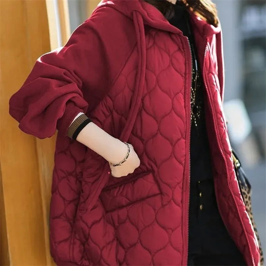 Hooded Splice Down Coat